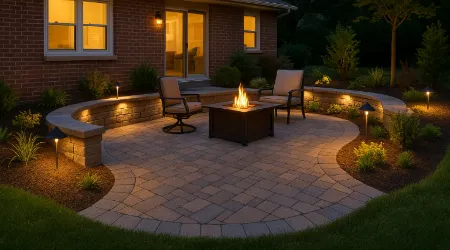 Medium Sized Backyard Patio
