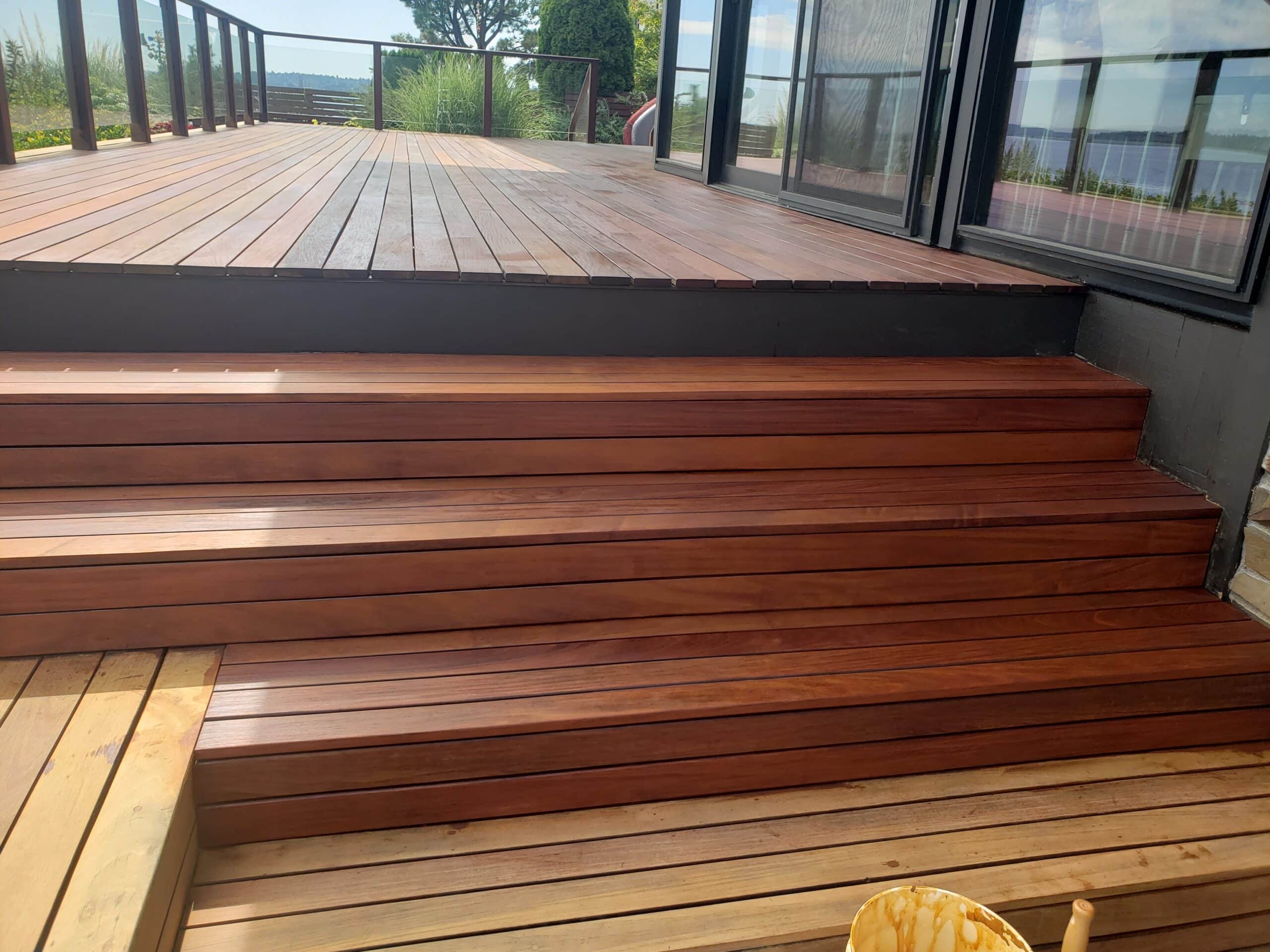 Decks installation in Seattle by GreenLeaf