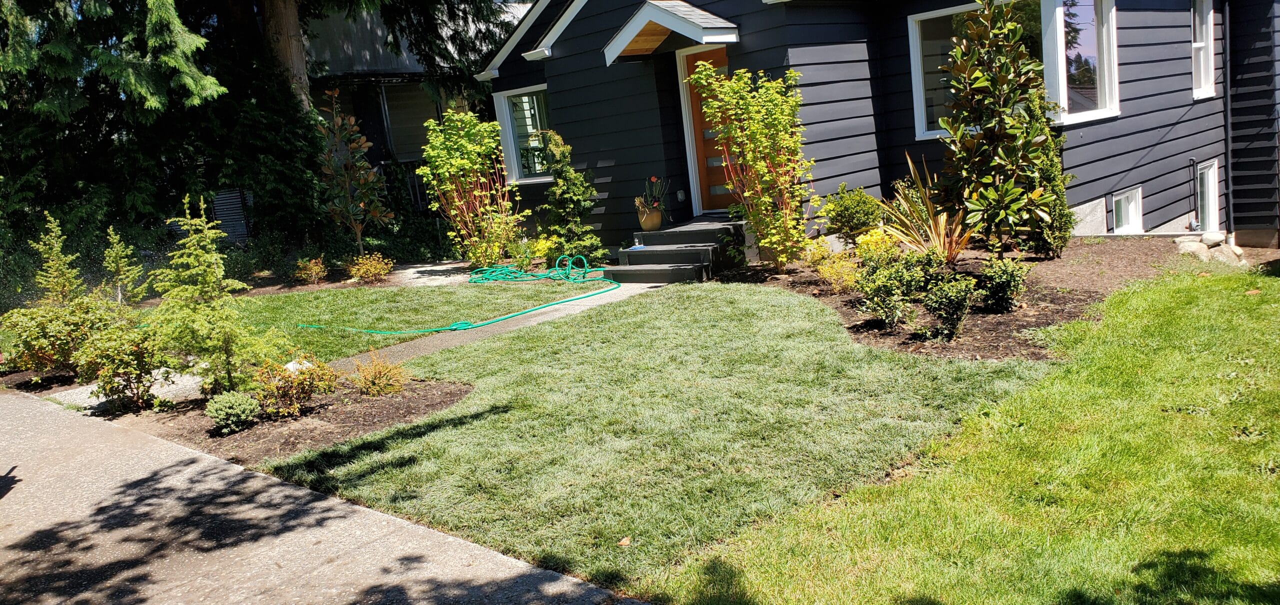 Turf installation in Seattle by GreenLeaf