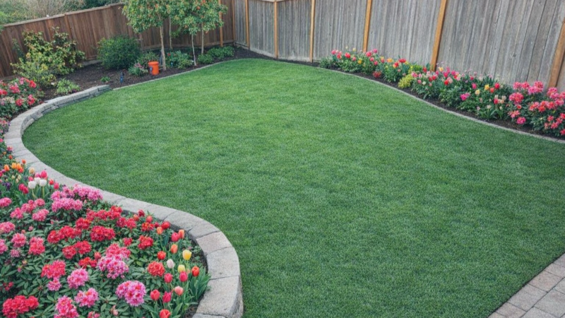 backyard landscaping visualizer after